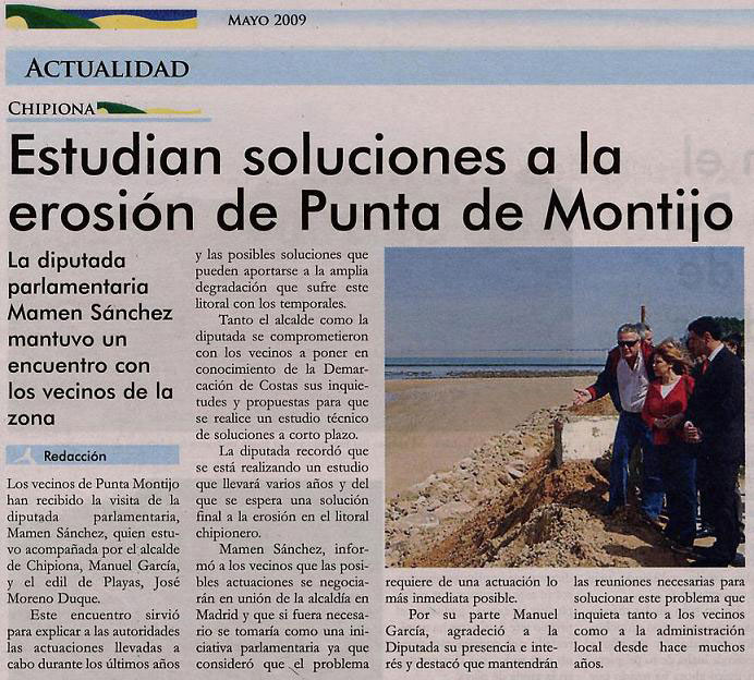 Estudiar soluciones a la erosión de Punta Montijo. (Gaceta de Costa Ballena)